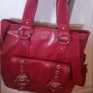 Tyler Rodan Red Classy Bag Great Straps &  Details